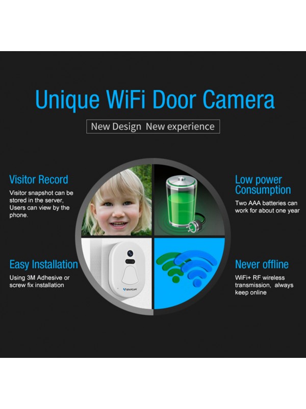 VSTARCAM D1 Doorbell Video Camera UK Plug