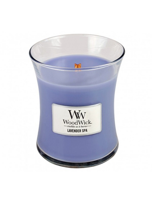 Woodwick Lavender Spa Medium Jar Retail Box No